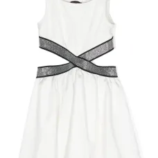 Платье со стразами и вырезами Платье со стразами и вырезами