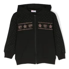 Куртка с капюшоном и заклепками