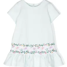 Расклешенное платье с цветочным принтом