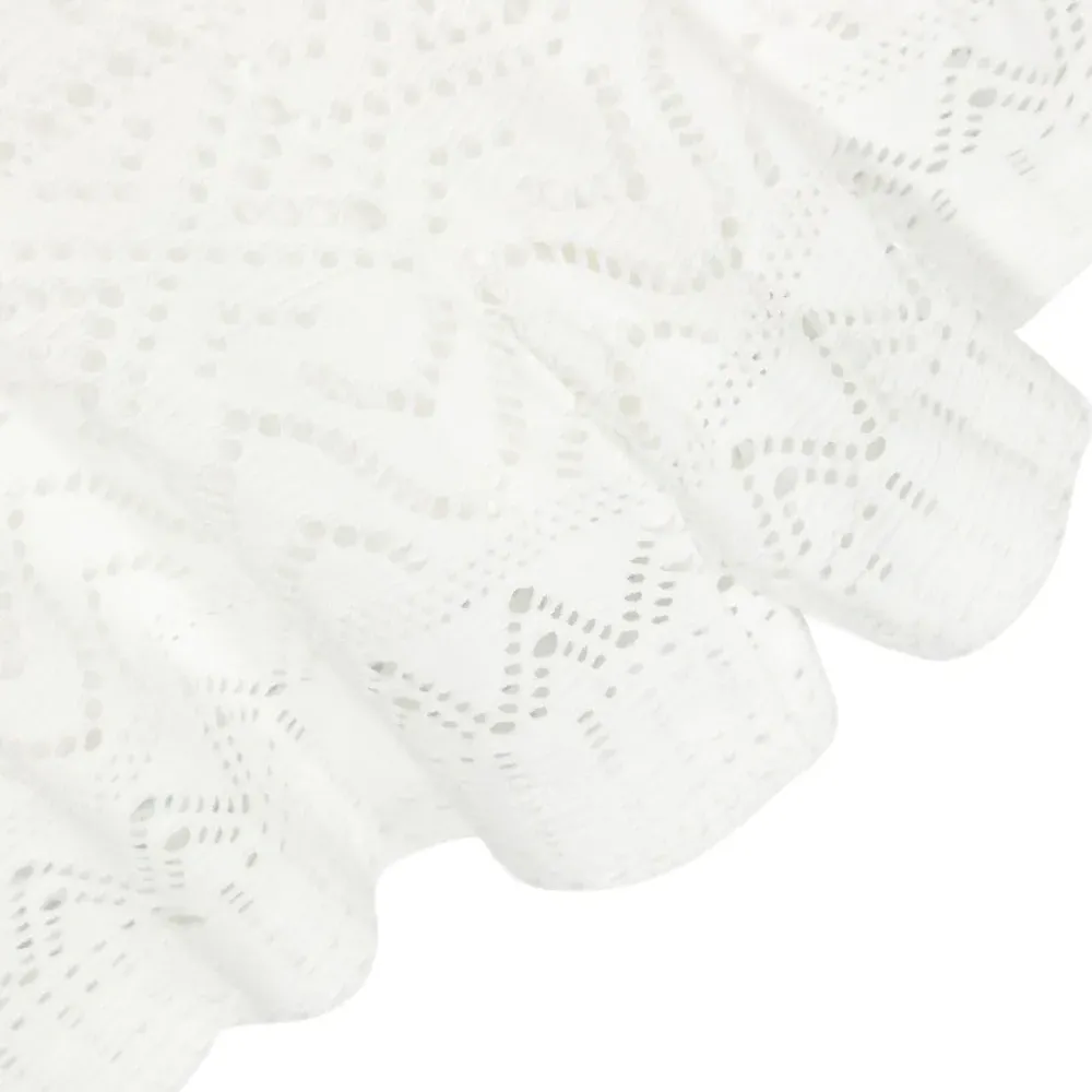 Кружевной комбинезон с короткими рукавами