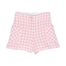 Шорты в ломаную клетку