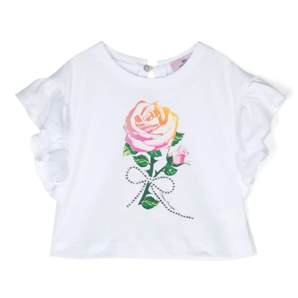 Футболка с цветочным принтом