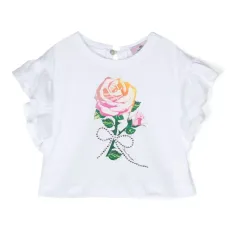 Футболка с цветочным принтом