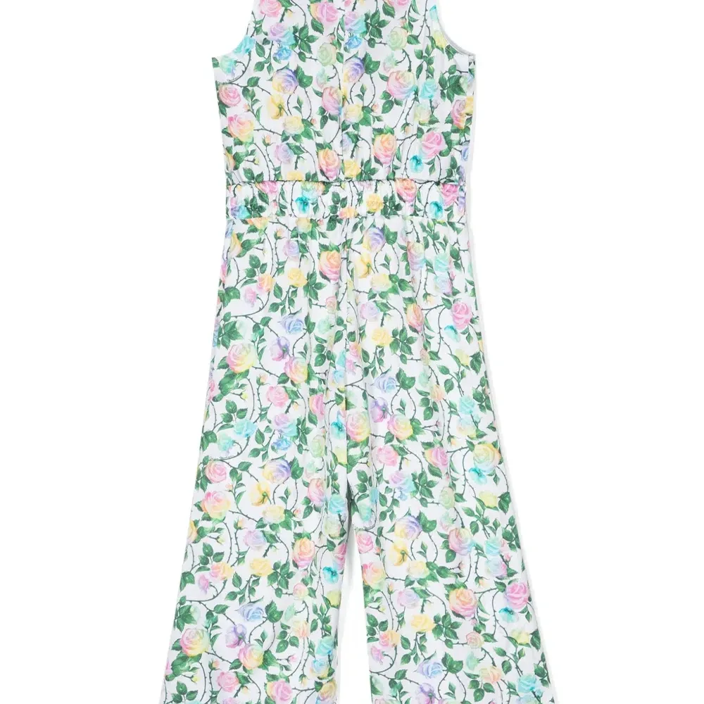 Комбинезон без рукавов с цветочным узором Комбинезон без рукавов с цветочным узором
