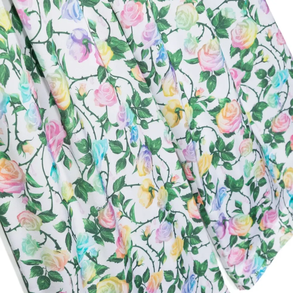 Комбинезон без рукавов с цветочным узором Комбинезон без рукавов с цветочным узором