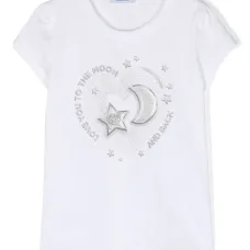 Футболка Eye Moon с блестками