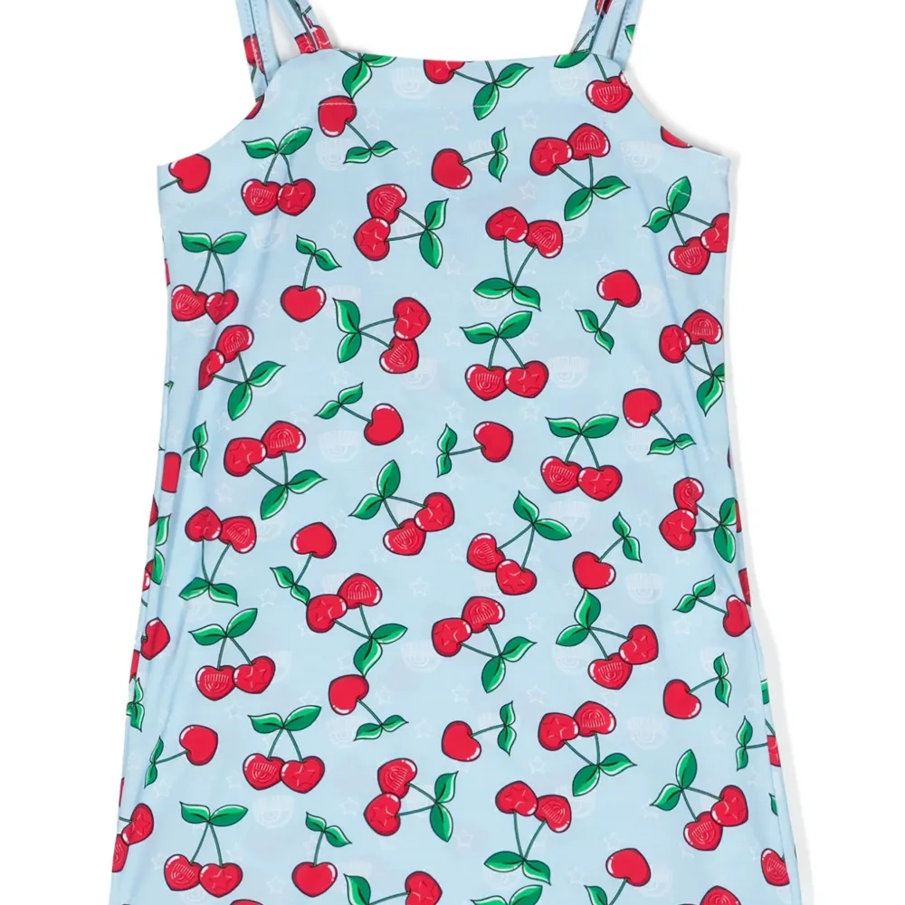 Платье А-силуэта с принтом