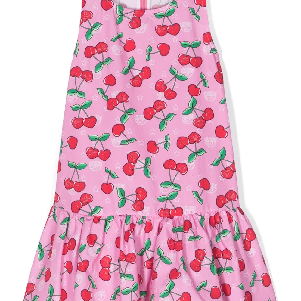 Расклешенное платье с принтом