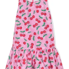 Расклешенное платье с принтом