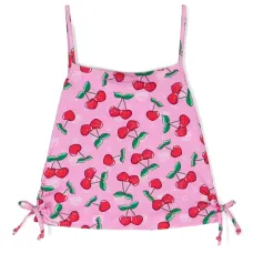 Топ на тонких бретелях с принтом