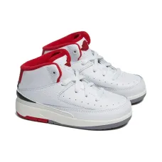 Кроссовки Jordan 2 Retro White/Fire Red