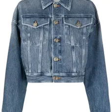 Джинсовая куртка со швами