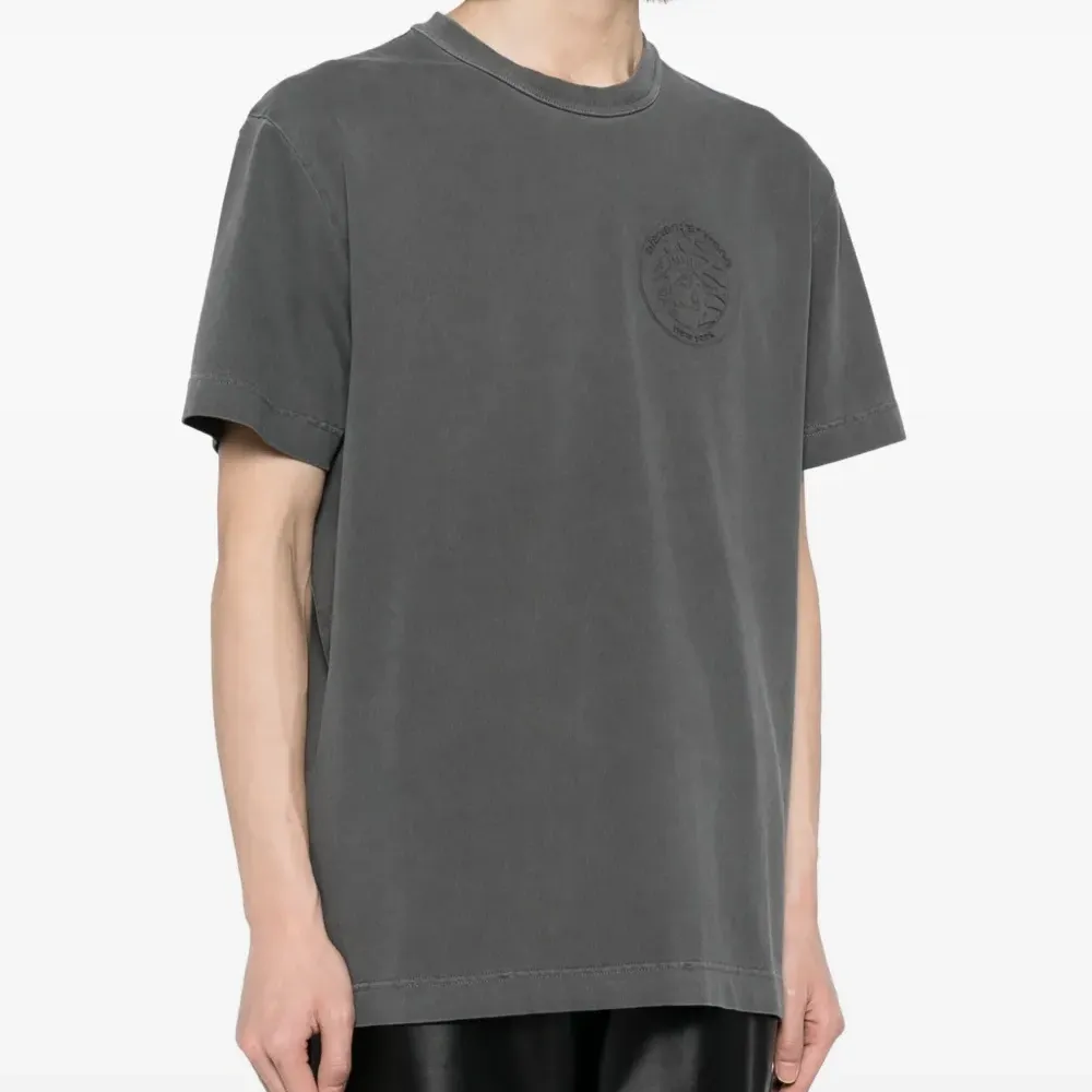 Футболка с круглым вырезом и узором