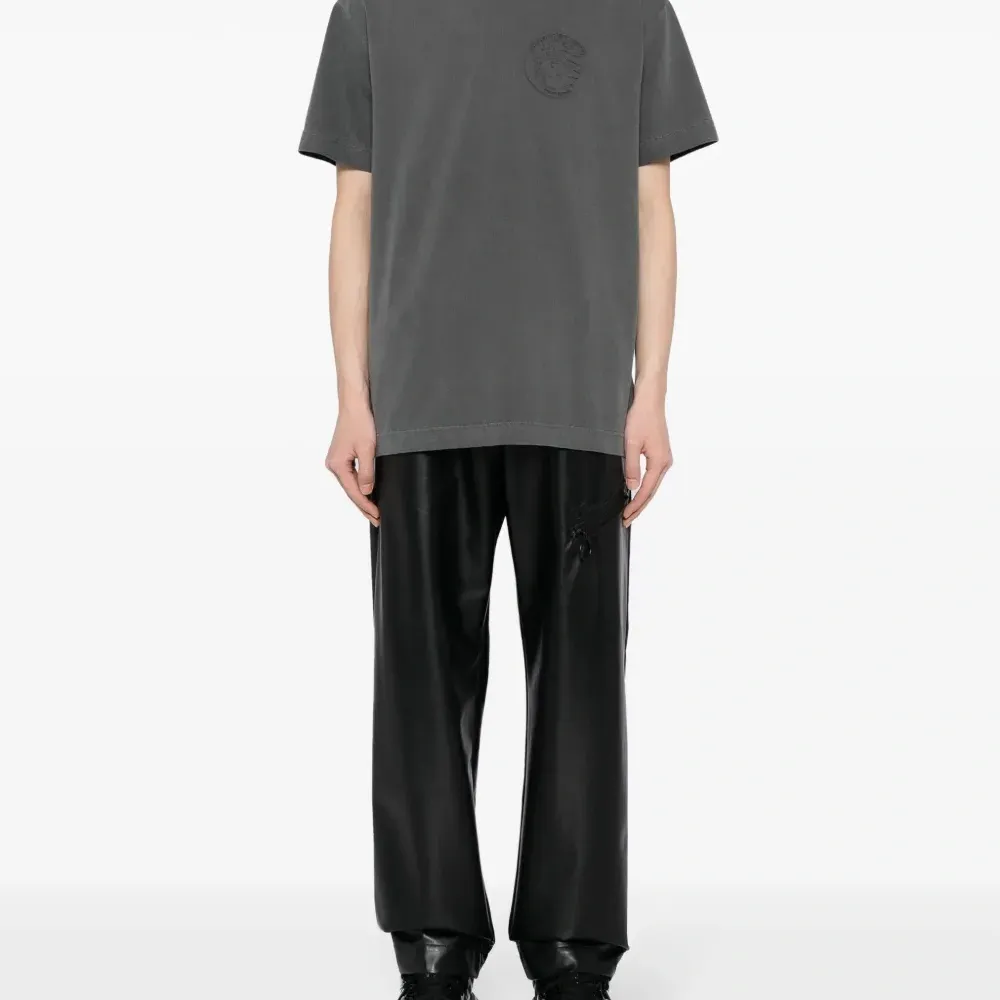 Футболка с круглым вырезом и узором