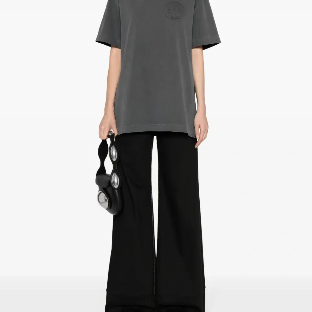 Футболка с круглым вырезом и узором