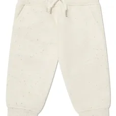 Меланжевые спортивные шорты с логотипом