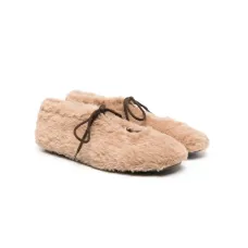 Балетки с искусственным мехом Балетки с искусственным мехом