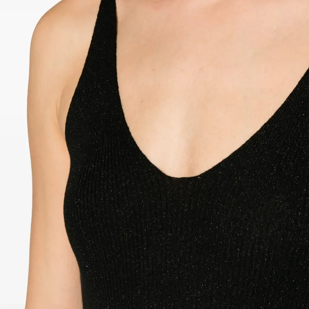 Боди в рубчик с блестками