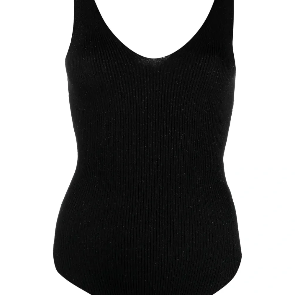 Боди в рубчик с блестками