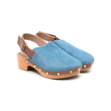 Клоги с мехом и заклепками Клоги с мехом и заклепками