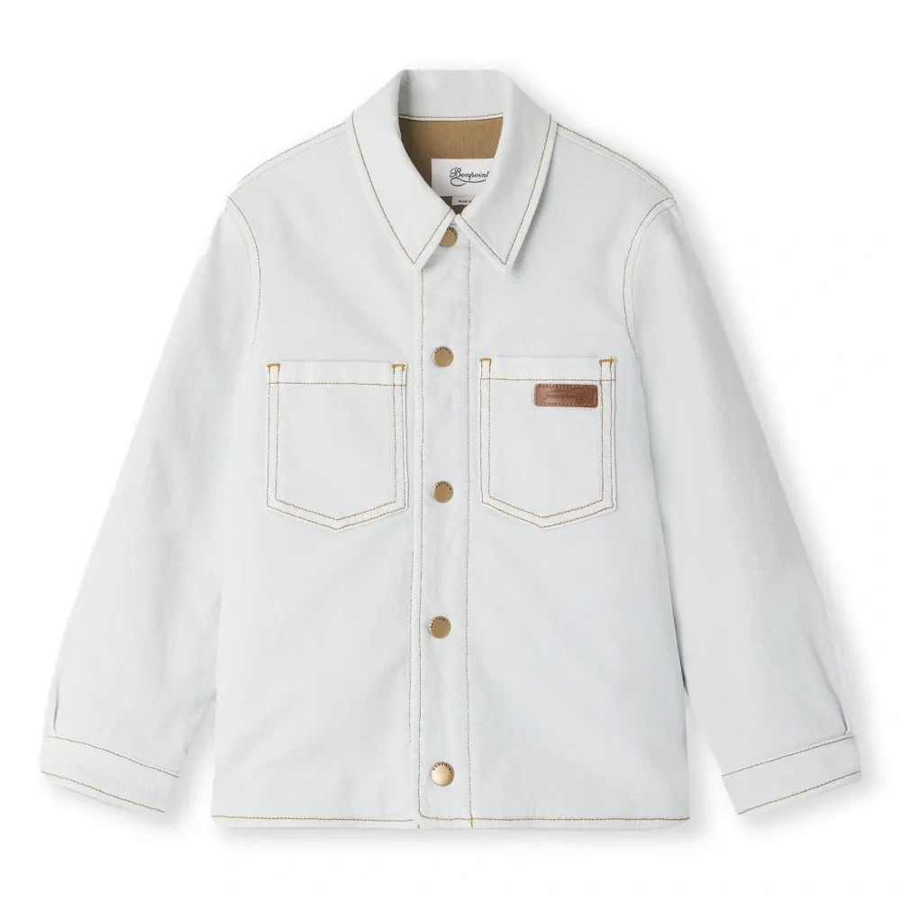 Джинсовая рубашка Aurele с нашивкой-логотипом