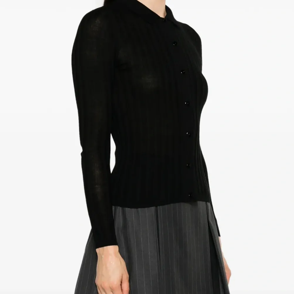 Кардиган в рубчик