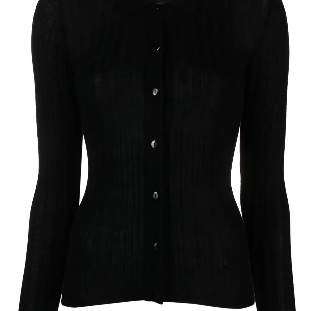 Кардиган в рубчик