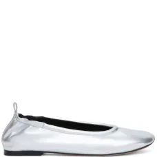 Балетки ID с эффектом металлик