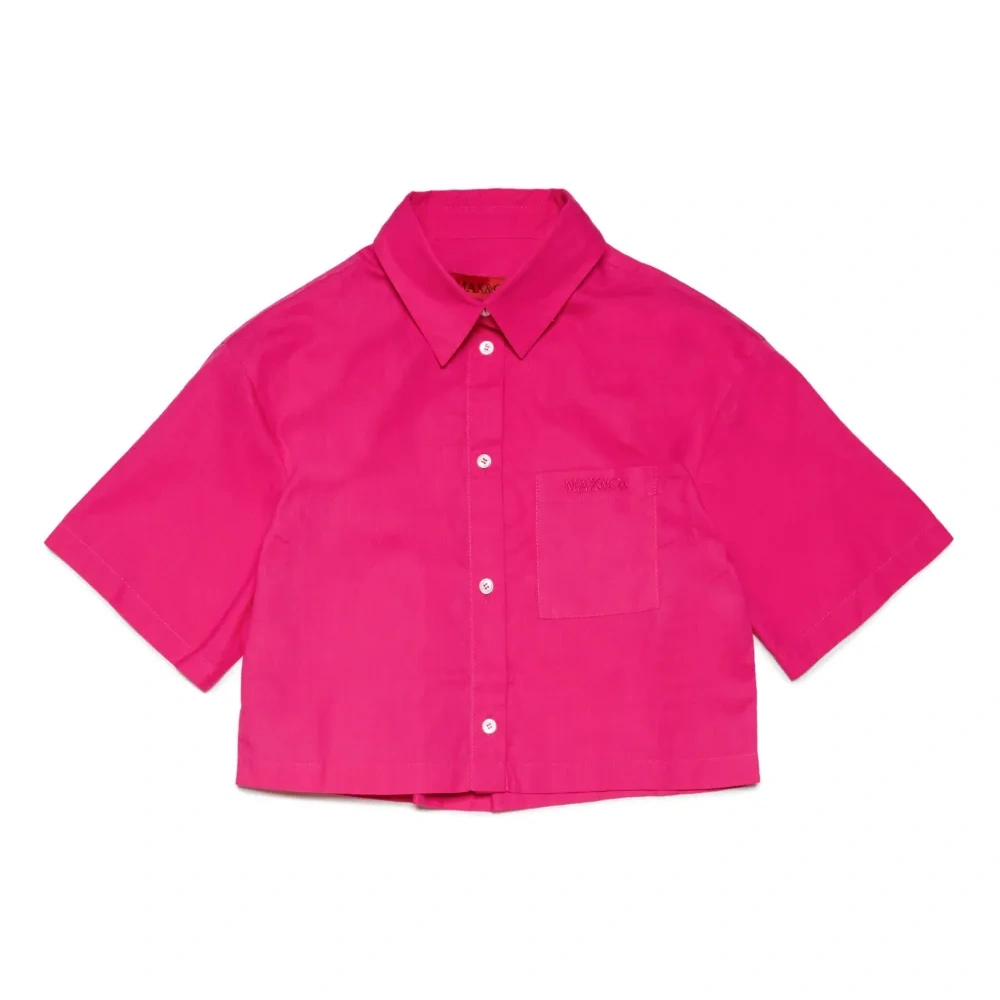 Рубашка с вышитым логотипом