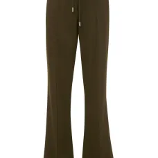 Брюки строгого кроя с завышенной талией