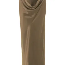 Шелковая юбка макси