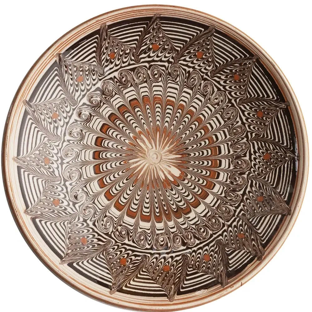 Керамическая тарелка Horezu (21 см)