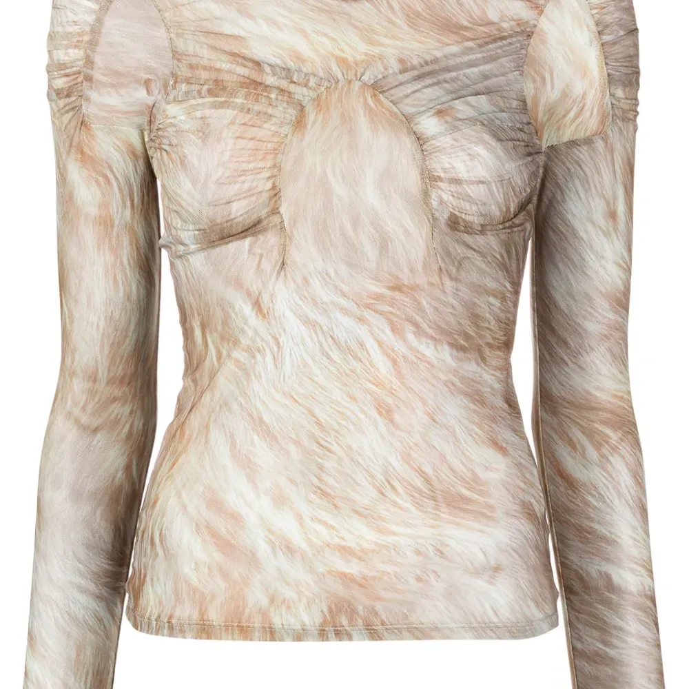 Сетчатый топ Arc с принтом