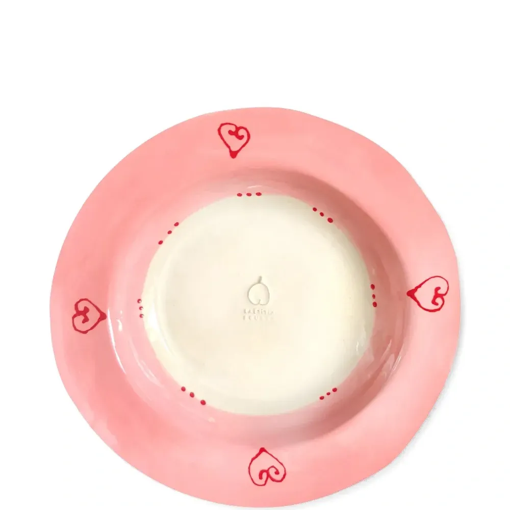 Обеденная тарелка с вишнями (столовая посуда)