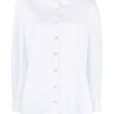 Рубашка с декорированными пуговицами