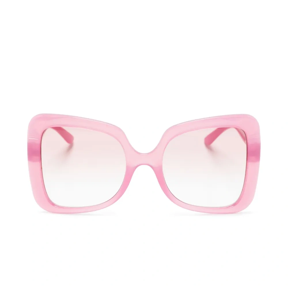 Солнцезащитные очки в массивной оправе с логотипом