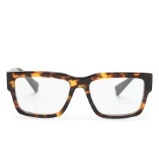 Очки в прямоугольной оправе черепаховой расцветки
