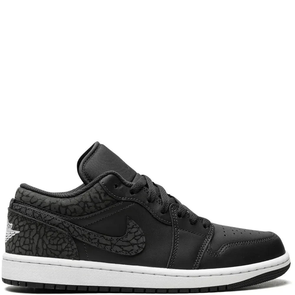 Кроссовки Air Jordan 1 Low Black Elephant