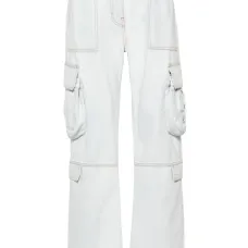 Прямые джинсы средней посадки