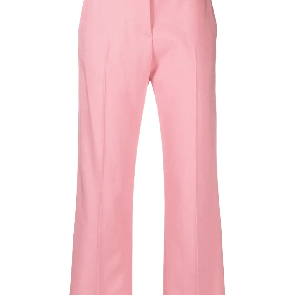 Укороченные брюки строгого кроя