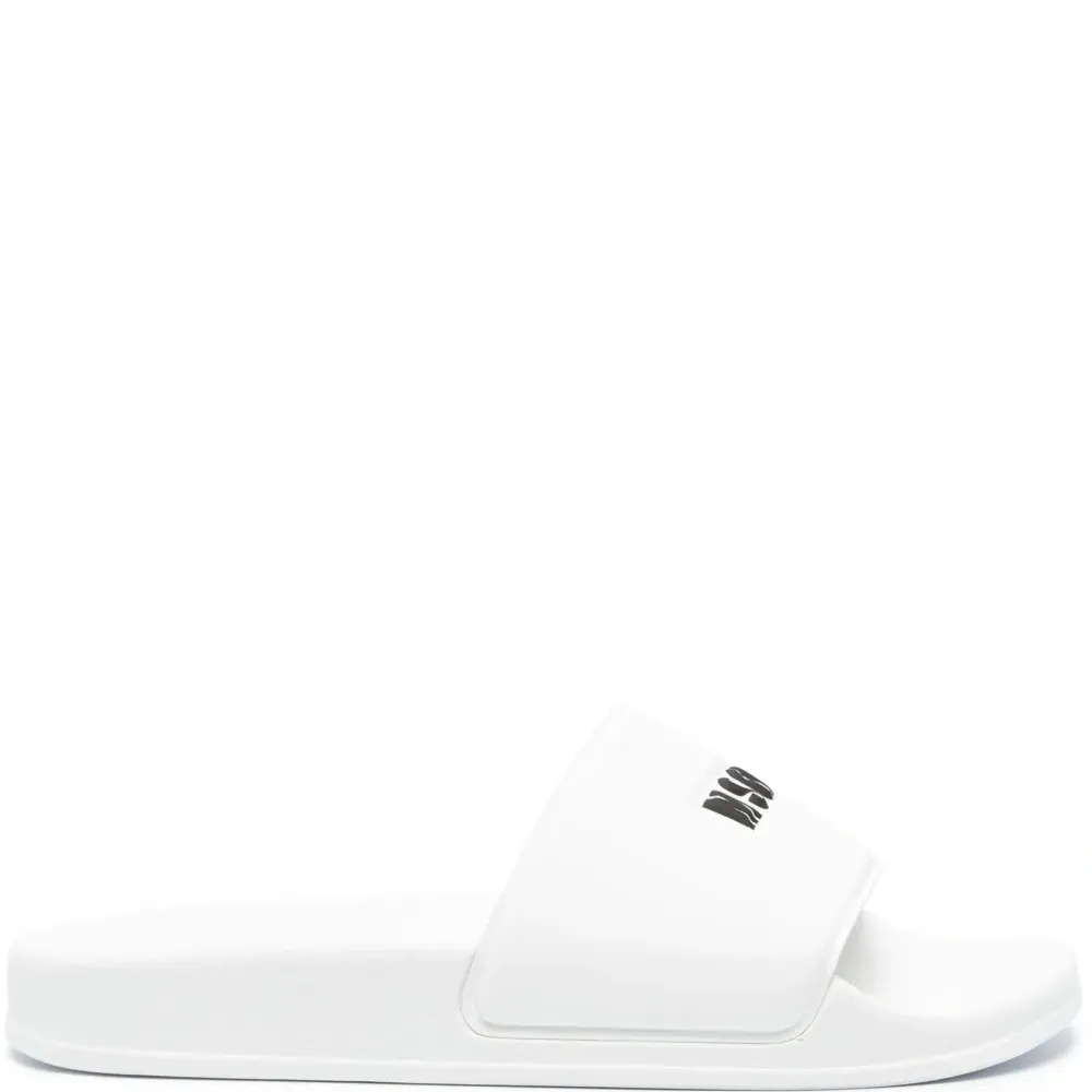 шлепанцы с тисненым логотипом