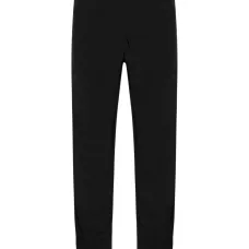 Зауженные брюки с вышитым логотипом