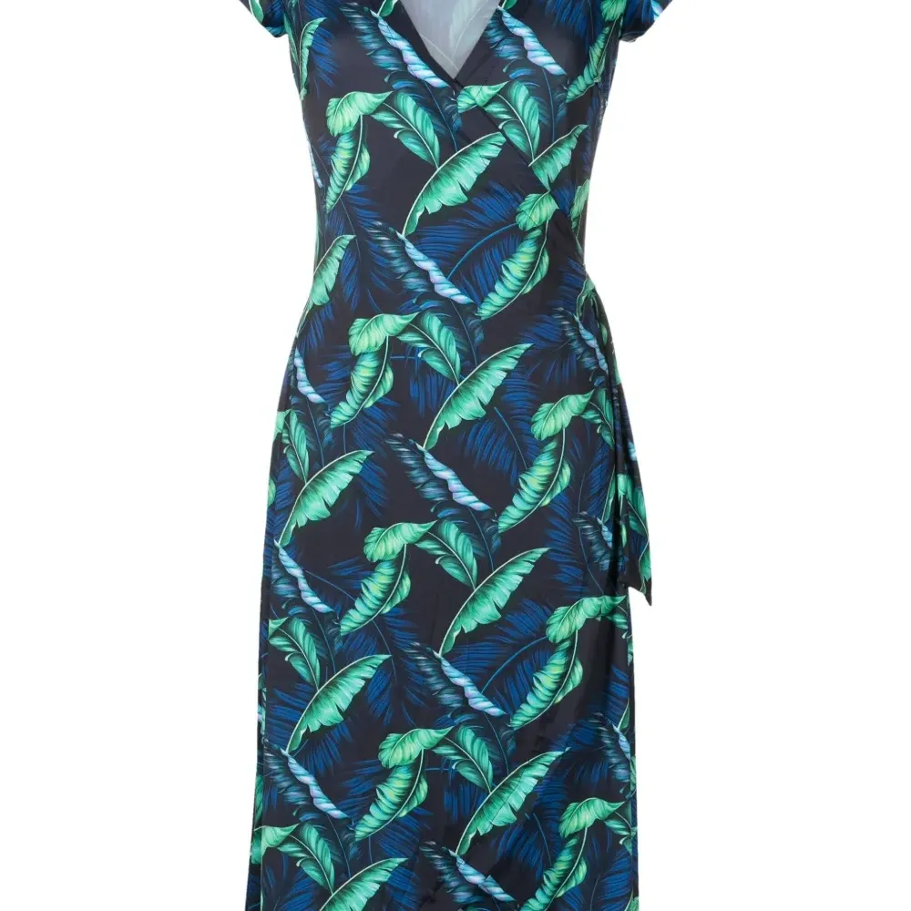 Платье Falcão с запахом и принтом