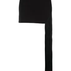 Юбка мини с драпировкой