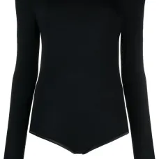 Боди с открытыми плечами и длинными рукавами Боди с открытыми плечами и длинными рукавами