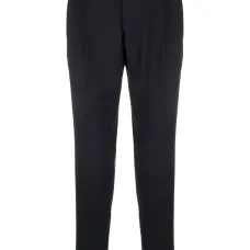 Зауженные брюки со складками Зауженные брюки со складками