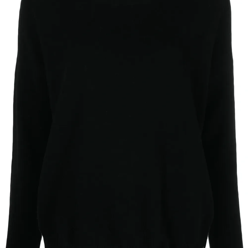 Кашемировый джемпер с необработанными краями