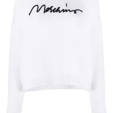 Джемпер в рубчик с вышитым логотипом Джемпер в рубчик с вышитым логотипом