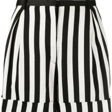 Полосатые шорты широкого кроя