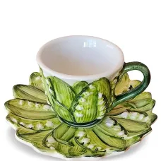 Кофейная чашка и блюдце Lily Of The Valley